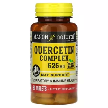 Пищевая добавка Mason Natural Quercetin Complex без сои, 60 таблеток
