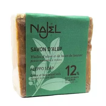 Пищевая добавка, мыло Najel Aleppo 12% 180 г