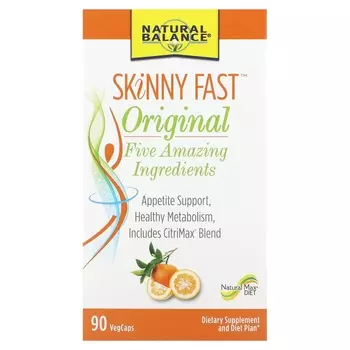 Пищевая добавка Natural Balance Skinny Fast, 90 растительных капсул