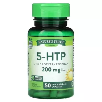 Добавка Nature's Truth 5-HTP 200 мг, 50 капсул