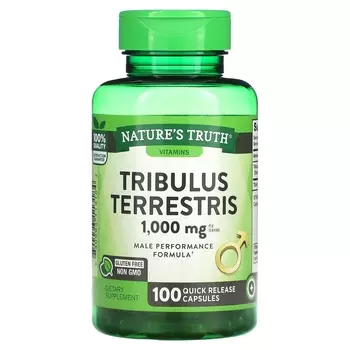Добавка Nature's Truth Tribulus Terrestris 1000 мг, 100 капсул
