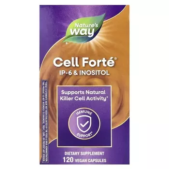 Добавка Nature's Way Cell Forte IP-6 и инозитол, 120 веганских капсул