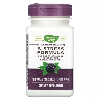 Добавка Nature's Way Premium Blend B-Stress Formula, 100 веганских капсул