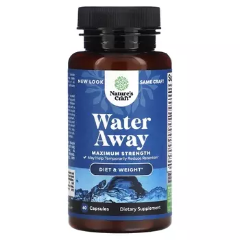 Добавка Natures Craft Water Away, 60 капсул