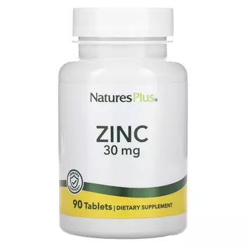 Добавка NaturesPlus Цинк 30 мг, 90 таблеток