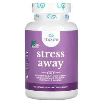 Добавка NB Pure Stress Away для релаксации, 100 капсул