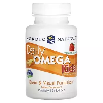 Добавка Nordic Naturals Daily Omega Kids, 30 мягких желатиновых капсул