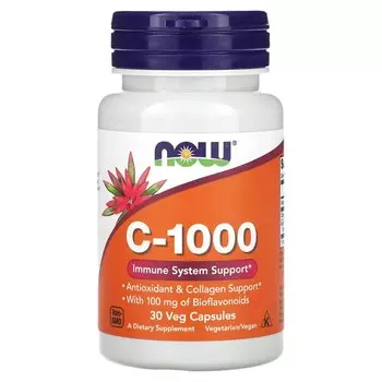 Добавка NOW Foods C-1000, 30 капсул
