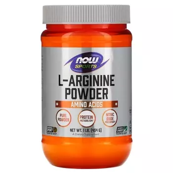 Добавка NOW Foods Sports L-Arginine Powder, 454 г