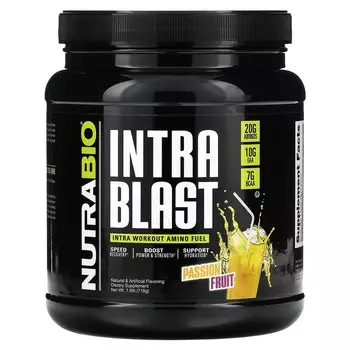 Добавка NutraBio Intra Blast Intra Workout Amino Fuel маракуйя, 718 г