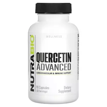 Добавка Nutrabio Wellness Quercetin Advanced, 90 капсул