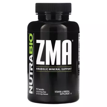 Добавка Nutrabio ZMA, 90 капсул