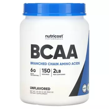 Добавка Nutricost Performance BCAA, 900 г