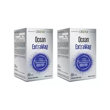 Добавка Ocean Extramag, 2 упаковки по, 60 таблеток