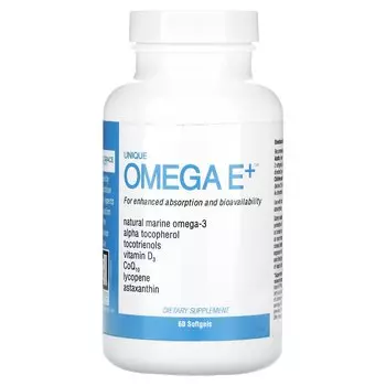 Добавка Omega E+ A.C. Grace Company, 60 мягких таблеток