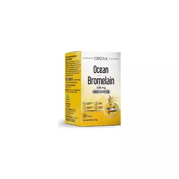 Добавка Orzax Ocean Bromelain, 30 капсул