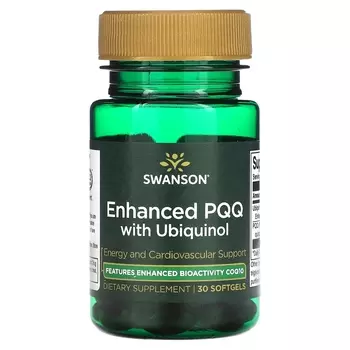 Добавка PQQ с убихинолом Swanson Enhanced, 30 таблеток