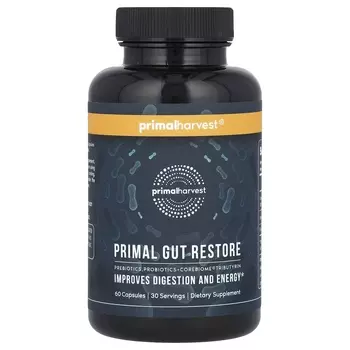 Добавка Primal Harvest Primal Gut Restore, 60 капсул