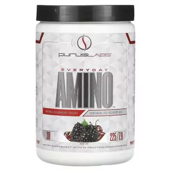 Добавка Purus Labs Everyday Amino Natural Blackberry Cherry, 225 г