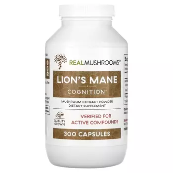 Добавка Real Mushrooms, 300 капсул
