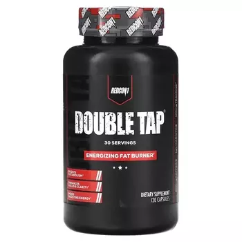 Добавка Redcon1 Double Tap Energizing Fat Burner, 120 капсул