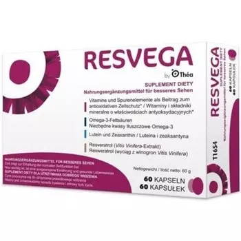 Пищевая добавка Resvega для зрения 60 капсул Thea Pharma