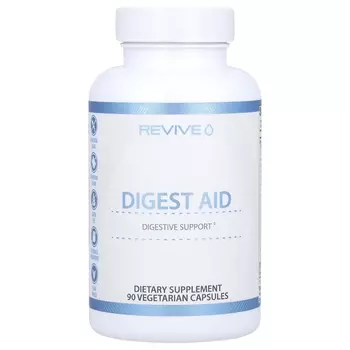 Добавка Revive Digest Aid без глютена, 90 вегетарианских капсул