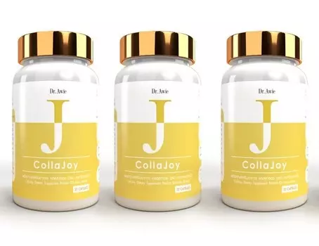 Добавка с коллагеном для суставов и костей Dr.Awie Colla Joy, 3 банки х 30 капсул