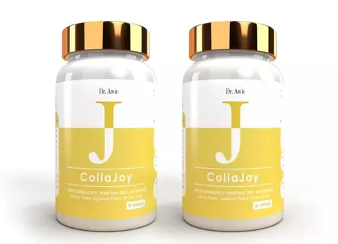 Пищевая добавка с коллагеном для суставов и костей Dr.Awie Colla Joy, 2 банки х 30 капсул