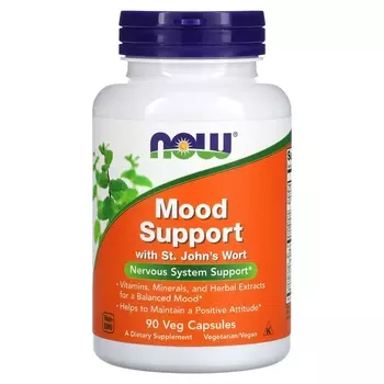 Пищевая Добавка со Зверобоем NOW Foods Mood Support, 90 капсул