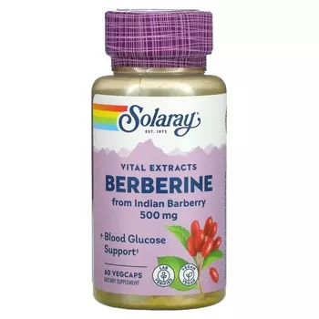 Добавка Solaray Berberine, 60 капсул