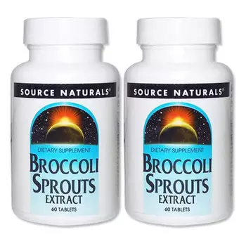 Пищевая добавка Source Naturals Broccoli Sprouts, 2 предмета, 60х2 таблеток
