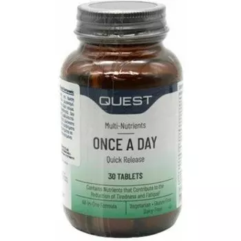 Пищевая добавка Super Once A Day с быстрым высвобождением - 30 таблеток Quest