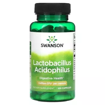 Добавка Swanson Lactobacillus Acidophilus 1 миллиард КОЕ, 100 капсул