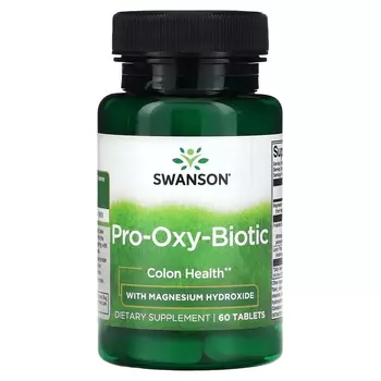 Пищевая добавка Swanson Pro-Oxy-Biotic с пребиотиками, 60 таблеток