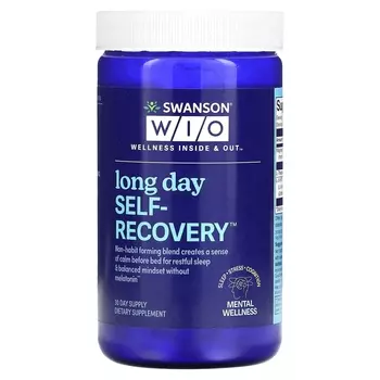Пищевая добавка Swanson Wio Long Day самовосстановление, 60 капсул
