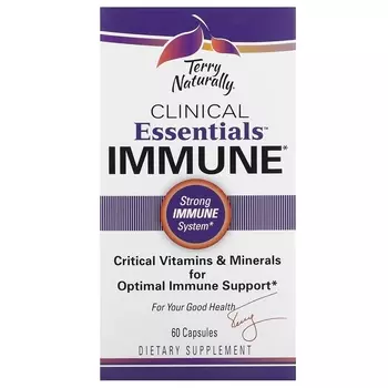 Пищевая добавка Terry Naturally крепкий иммунитет, 60 капсул