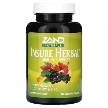 Добавка Zand Naturals Insure Herbal Immune Support, 120 капсул