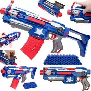 Пистолет Hero Rifle, Пеновые Патроны, Пусковая Пучка Zlaro