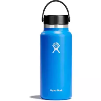 Питьевая бутылка Hydro Flask «Wide Flex Cap», изоляция TempShield предотвращает образование конденсата, цвет Cascade