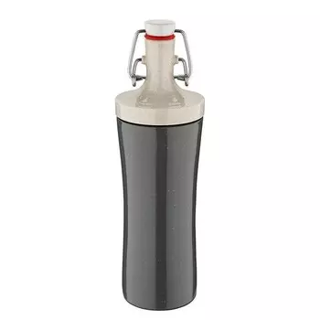 Питьевая бутылка Koziol Plopp To Go, 7x25x7 см цвет nature ash grey