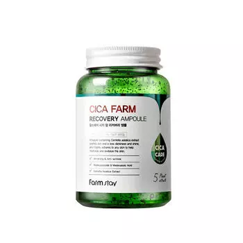 Питательная ампула для лица, 250 мл Farmstay Cica recovery