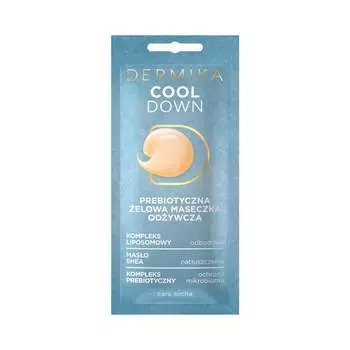 Питательная гелевая маска с пробиотиками для сухой кожи 10мл Dermika, Cool Down Beauty Masks