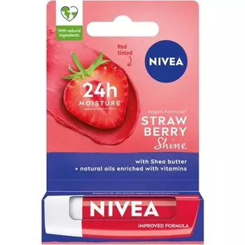 Питательная губная помада NIVEA Strawberry Shine, 4,8 г