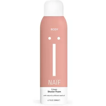 Питательная льняная пена для душа, Naf