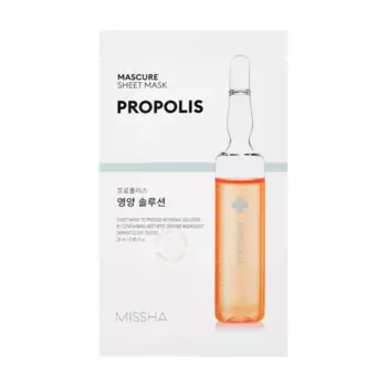 Питательная маска для лица, 28 мл Missha Mascure propolis