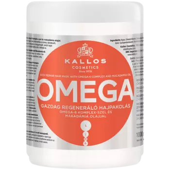 Питательная маска для волос, 1000 мл Kallos Omega