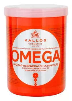 Питательная маска для волос с комплексом омега-6 и маслом макадамии Kallos Omega