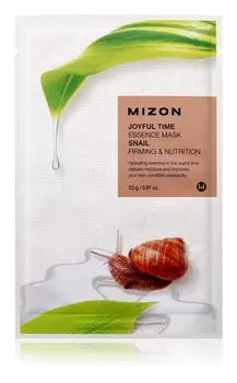 Питательная тканевая маска с укрепляющим эффектом Mizon Joyful Time Snail