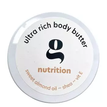 Питательное масло для тела с маслом сладкого миндаля Soap For Globe Nutrition, 180 мл